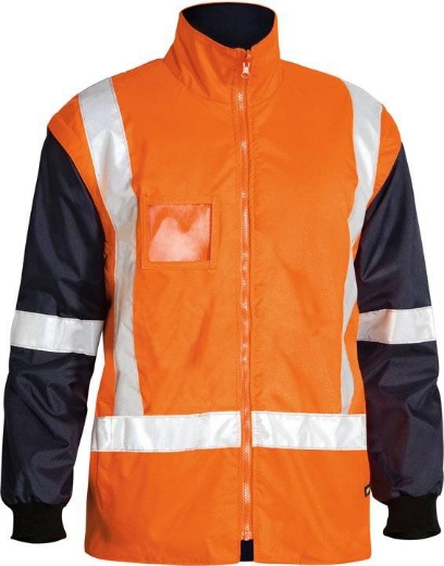 Picture of Bisley, Taped Hi Vis 5 In 1 Rain Jacket